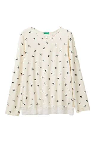 Camiseta de pijama - Crudo