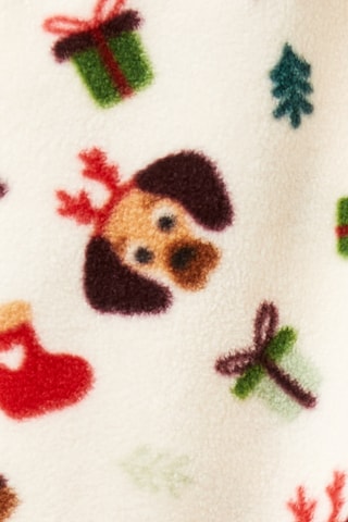 Pantalón de pijama - Crudo y rojo