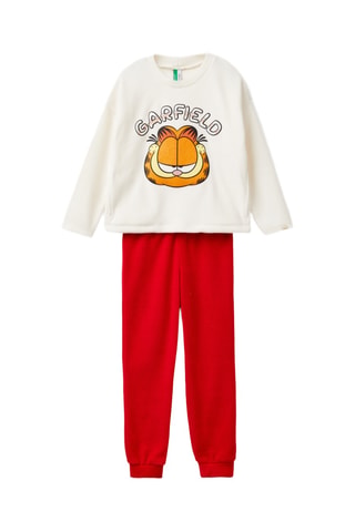 Pijama Garfield - Crudo y rojo