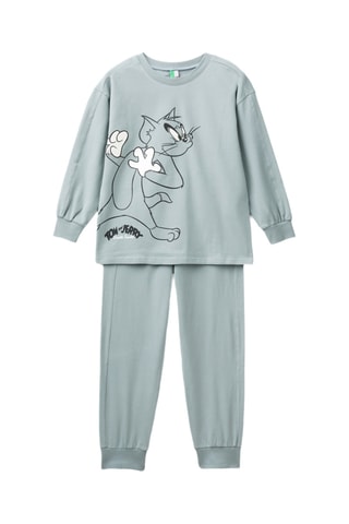 Pijama Tom y Jerry - Gris claro