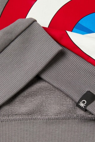Sudadera Capitán América Los Vengadores Marvel - Gris