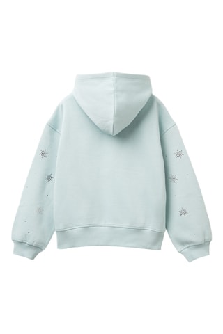 Sudadera con capucha - Celeste