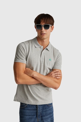 Polo - Gris jaspeado