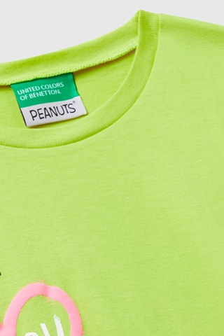 Camiseta de Snoopy y Woodstock de Snoopy y los Peanuts - Verde