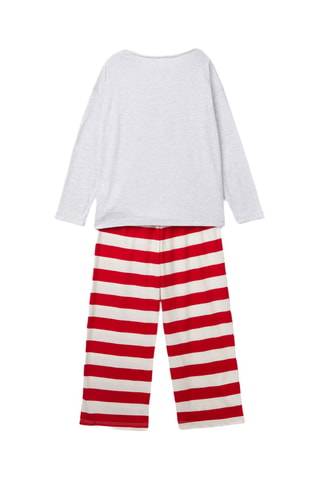 Pijama - Blanco y rojo