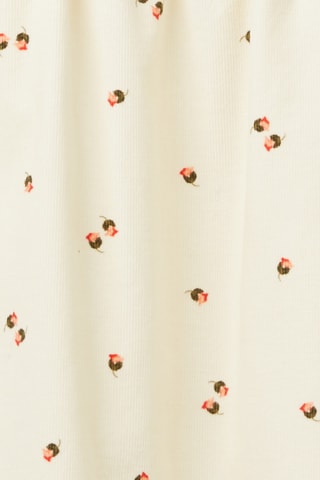 Vestido de terciopelo - Beige