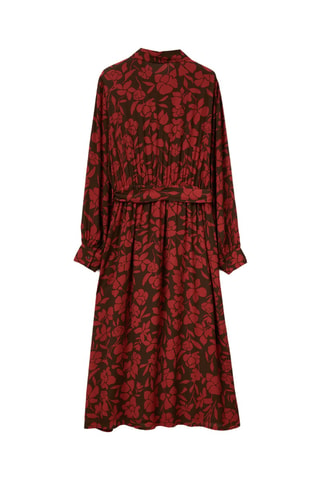 Vestido midi - Marrón