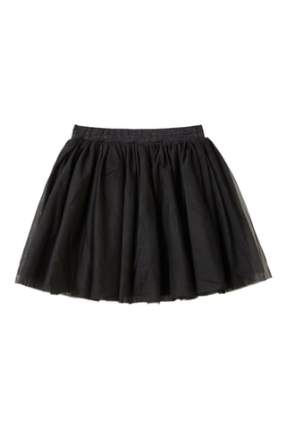 Falda avolantada - Negro