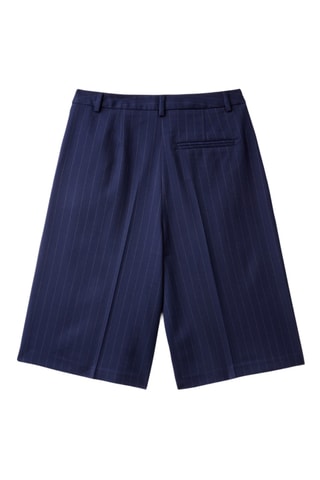 Bermudas tiro alto - Azul marino