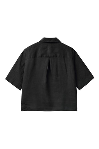 Linnen Blouse - Zwart