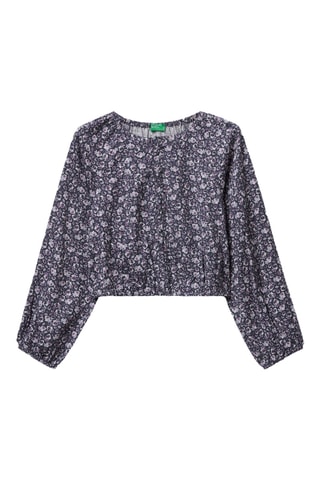 Camisa - Azul marino y violeta