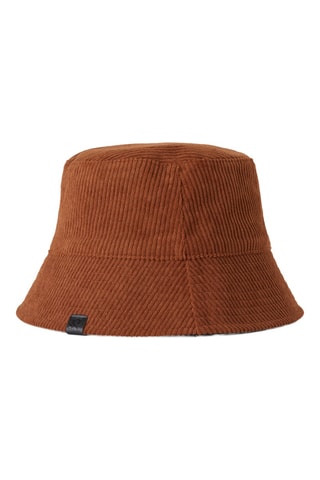 Gorro bucket de terciopelo - Marrón