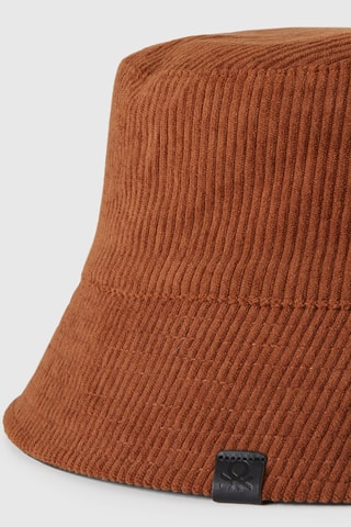 Gorro bucket de terciopelo - Marrón