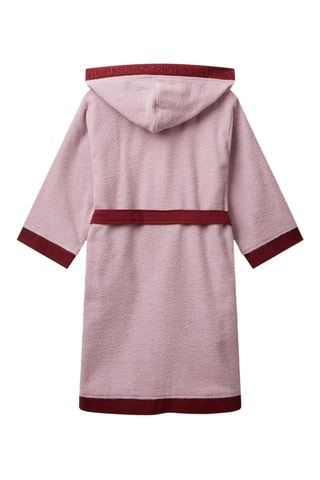 Albornoz con capucha - Rosa