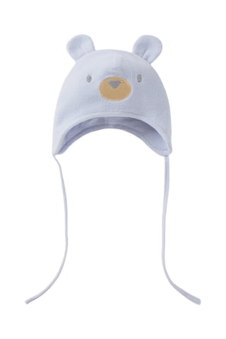 Gorro con orejas - Celeste