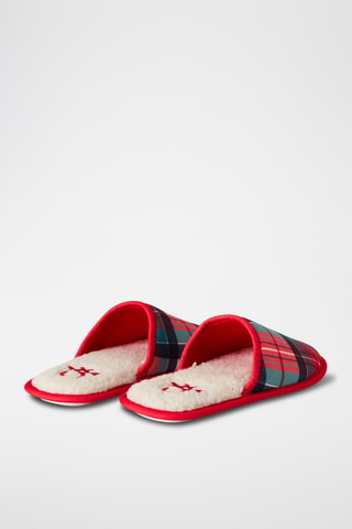 Zapatillas de casa forradas - Blanco