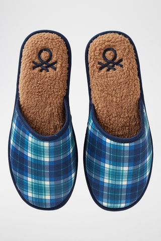 Zapatillas de casa forradas - Azul marino