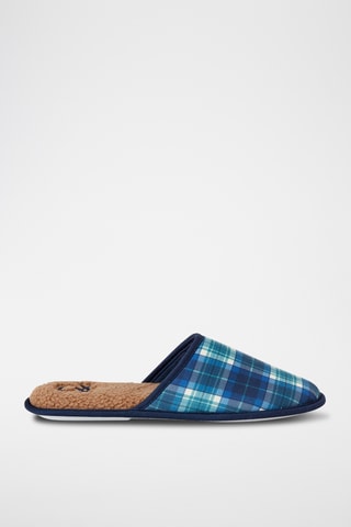 Zapatillas de casa forradas - Azul marino
