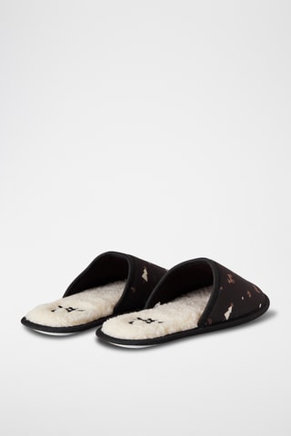 Zapatillas de casa forradas - Azul marino
