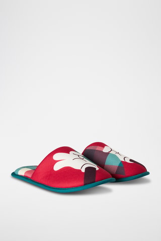 Zapatillas de casa Mickey Disney - Rojo