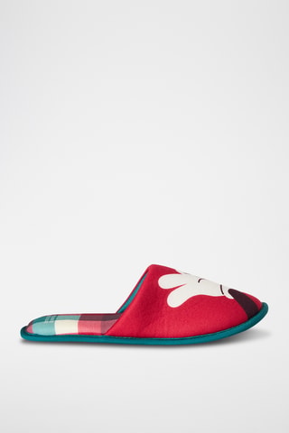 Zapatillas de casa Mickey Disney - Rojo