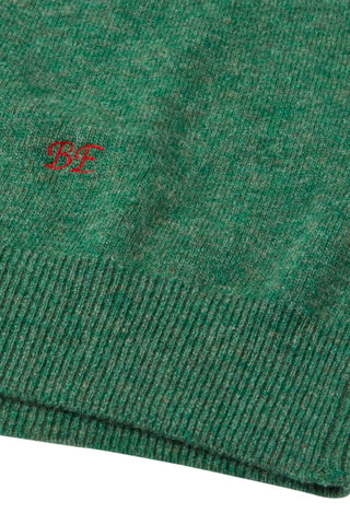 Jersey de lana virgen Verde oscuro