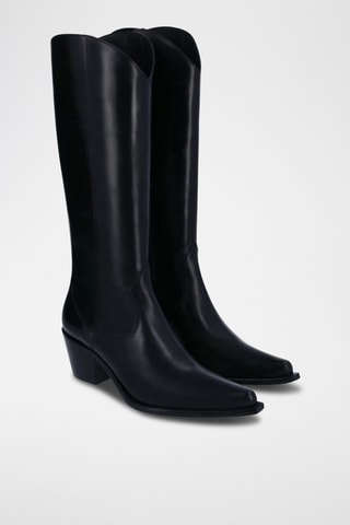 Lamsleren Laarzen Ruby ­- Zwart