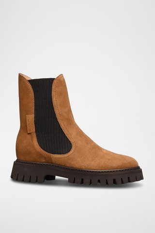 Bottines en nubuck Georgia - Camel