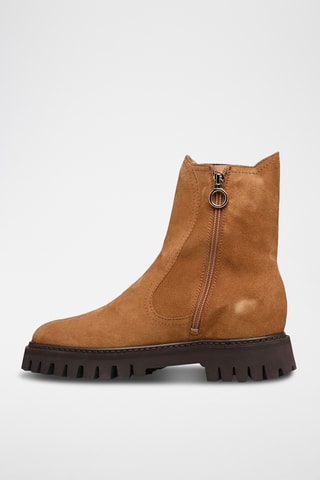 Bottines en nubuck Georgia - Camel