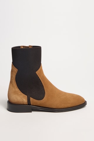 Nubuck Enkellaarzen Harri - Bruin
