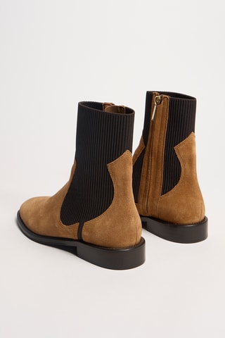 Nubuck Enkellaarzen Harri - Bruin