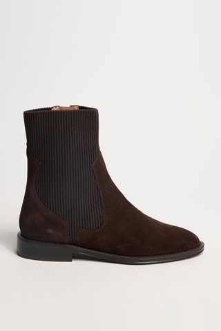 Nubuck Enkellaarzen Harri - Donkerbruin