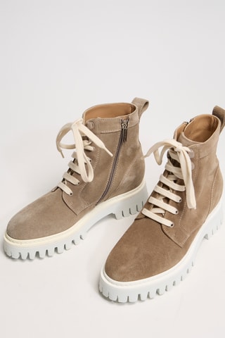 Nubuck Enkellaarzen Gisele - Bruin