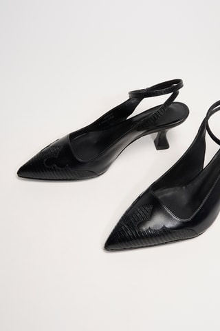 Leren Pumps Suzy - Zwart