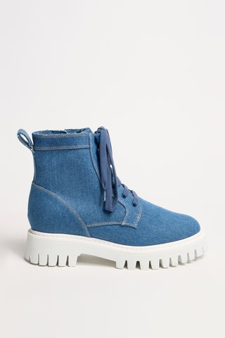 Jeans Enkellaarzen Gisele - Blauw