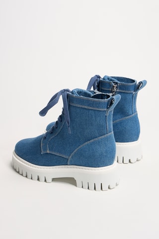 Jeans Enkellaarzen Gisele - Blauw