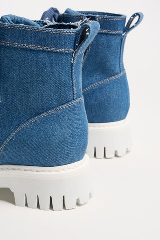 Jeans Enkellaarzen Gisele - Blauw