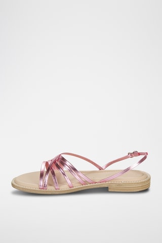 Schapenleren Sandalen Fabiola - Roze