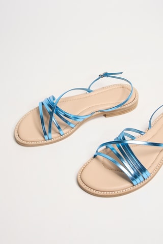 Leren Sandalen Fabiola - Hemelsblauw