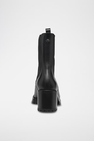 Kalfsleren Chelsea Boots Jade - Zwart