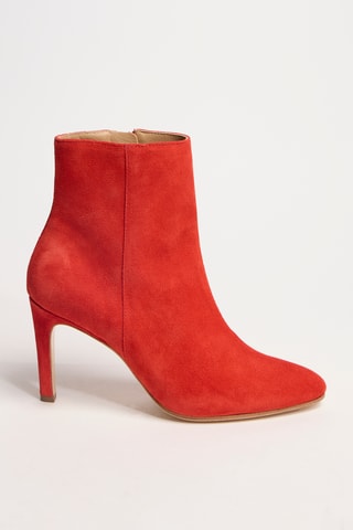Nubuck Enkellaarzen Stella - Oranje