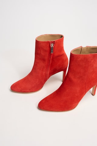 Nubuck Enkellaarzen Stella - Oranje