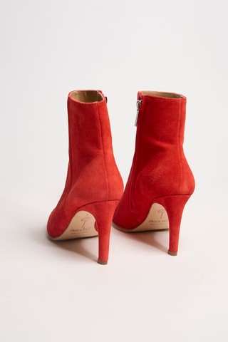 Nubuck Enkellaarzen Stella - Oranje