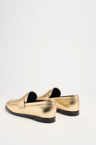 Leren Mocassins Anais - Goudkleurig