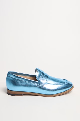 Leren Mocassins Anais - Lichtblauw