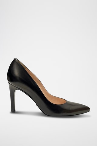 Escarpins en cuir de veau Forel - Noir