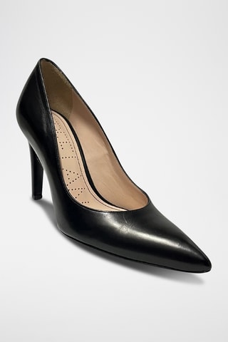 Escarpins en cuir de veau Forel - Noir