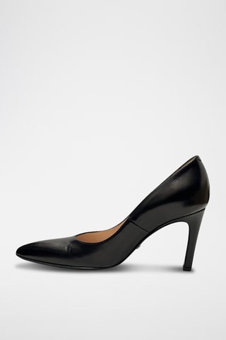 Escarpins en cuir de veau Forel - Noir
