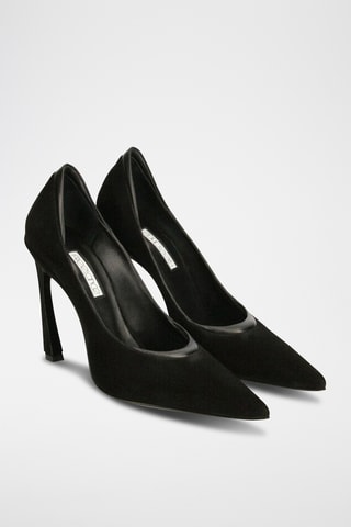 Kalfsleren Pumps La Rose - Zwart