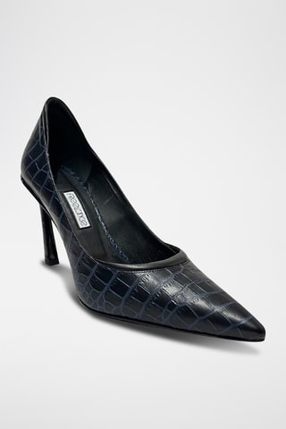 Leren Pumps La Rose - Zwart